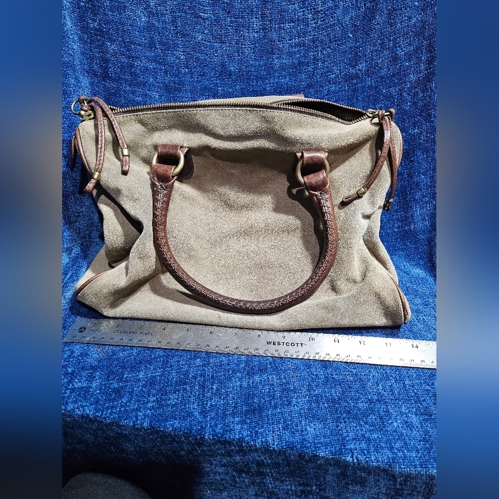 Kendall Conrad Handbag Tote Suede Leather - Picture 8 of 11